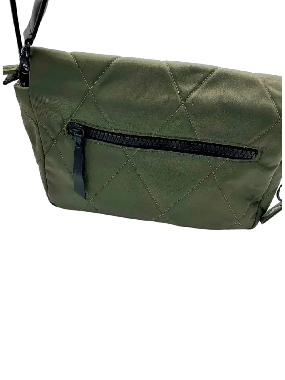 IHKWIP X Shawn Killingher Quilted Olive Green Crossbody Bag NWOT